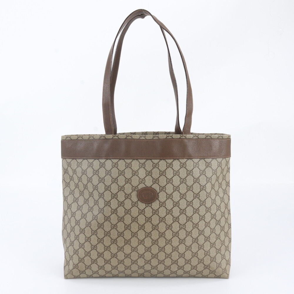 Gucci Old GG Supreme 69 02 109 Leather Tote Bag Shoulder for Men